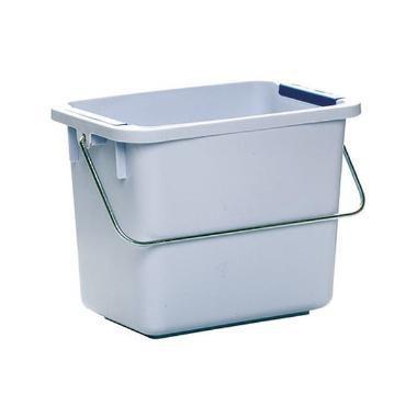 Spand inventar Vileda 6 ltr med 2x4 farveclips,stk