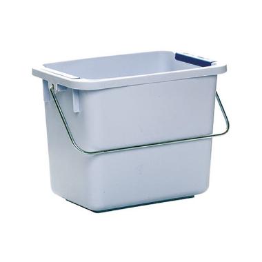 Spand inventar Vileda 6 ltr med 2x4 farveclips,stk