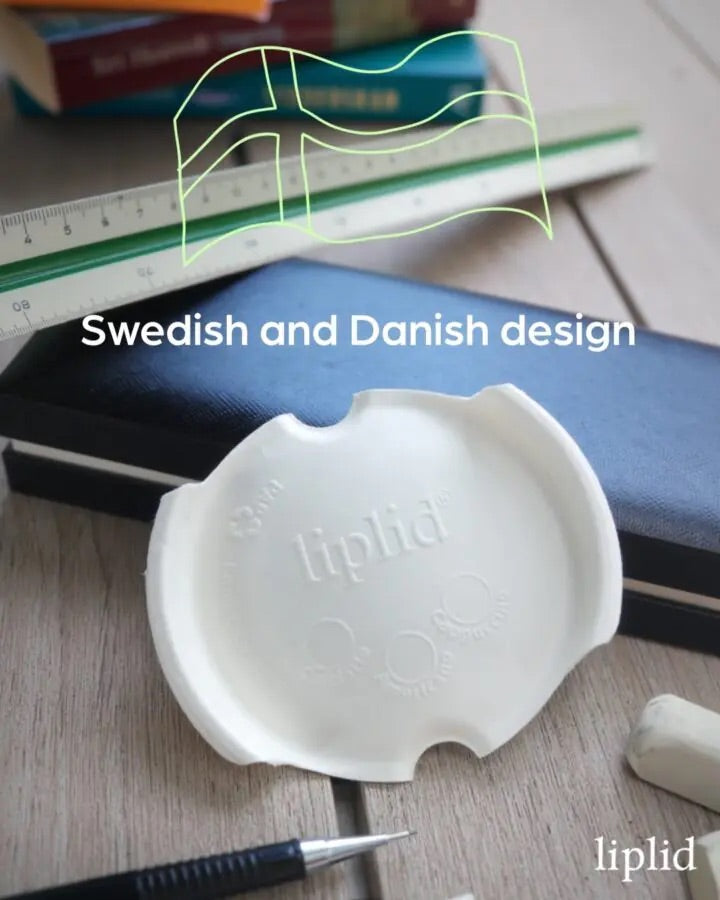 Liplid drikkelåg Ø80 mm – Bæredygtige låg til kaffebæger (50 stk)