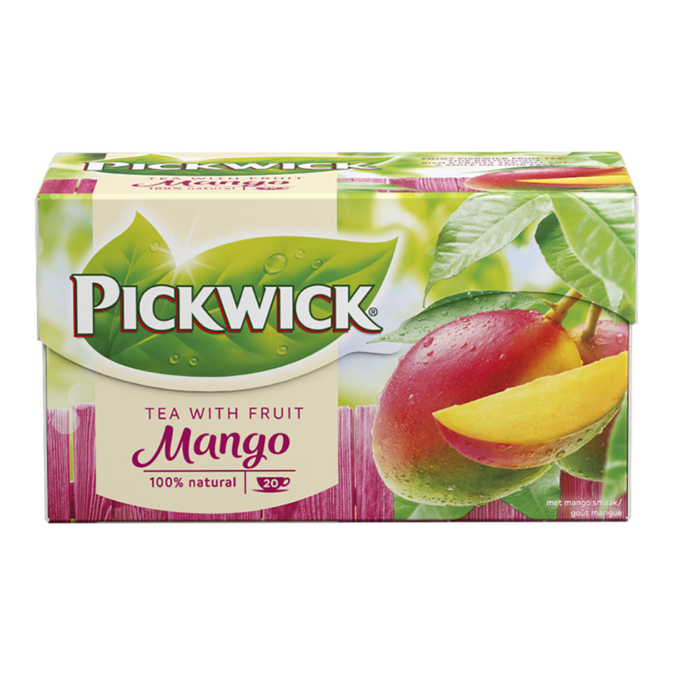 Te Sort Pickwick Mango 20 breve Rainforest Alliance Mango,12 pk x 20 stk/krt
