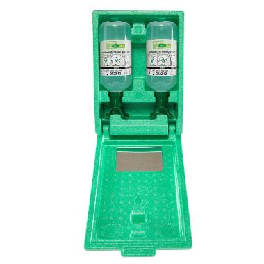Øjenskyllestation DUO med 2x1000 ml Øjenskyller,2 fl x 1 ltr/krt