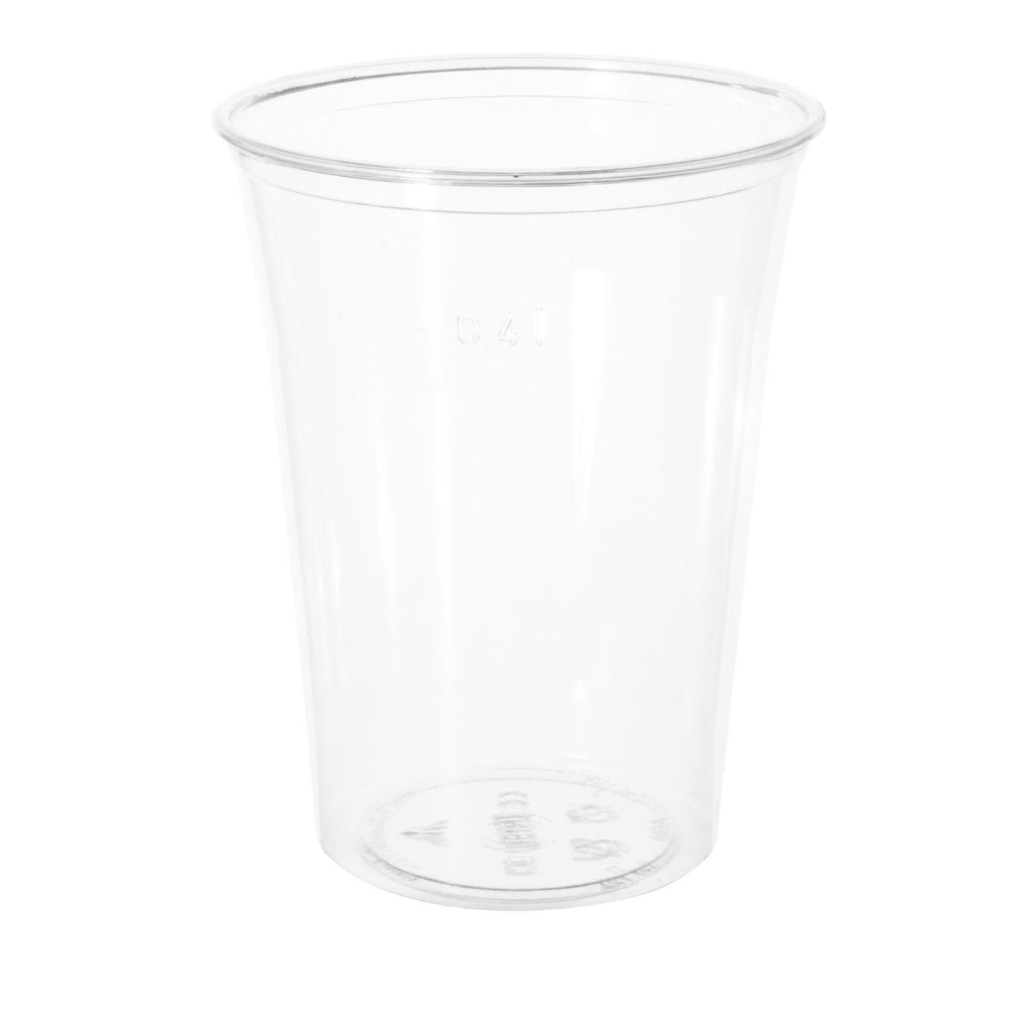 Plastglas 40 cl Ø95x120 mm Lux PS Klar,75 stk/pk