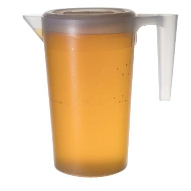 Kande 2 ltr med Hank med Låg Transparent,stk