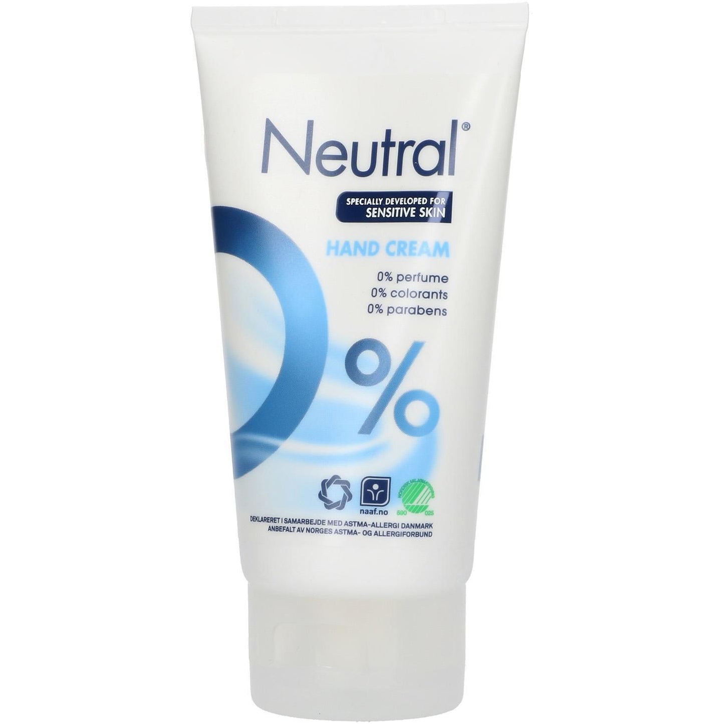 Hudcreme Neutral Hand Creme 75ml Svanemærket/Allergimærket uden Parfume Snaplåg,75 Ml/tub