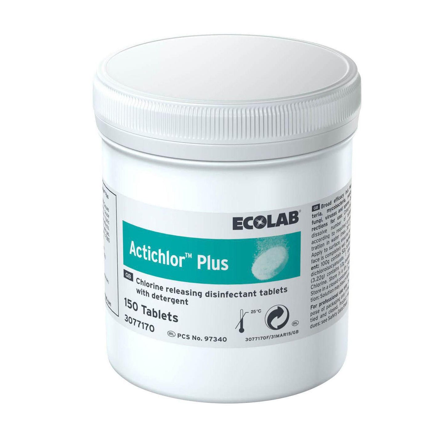 Desinfektion Tablet Actichlor Plus med Aktivt klor til Overflader,150 stk/sp