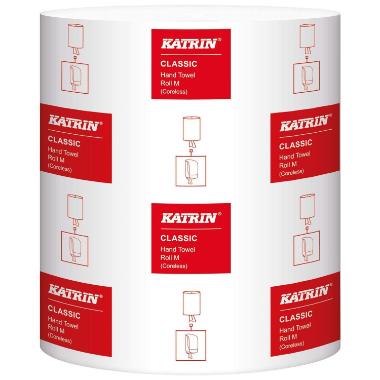 Håndklæderulle Katrin Midi 1-lag 205 mm x320 m uden Hylse Uperforeret,6 rl/krt