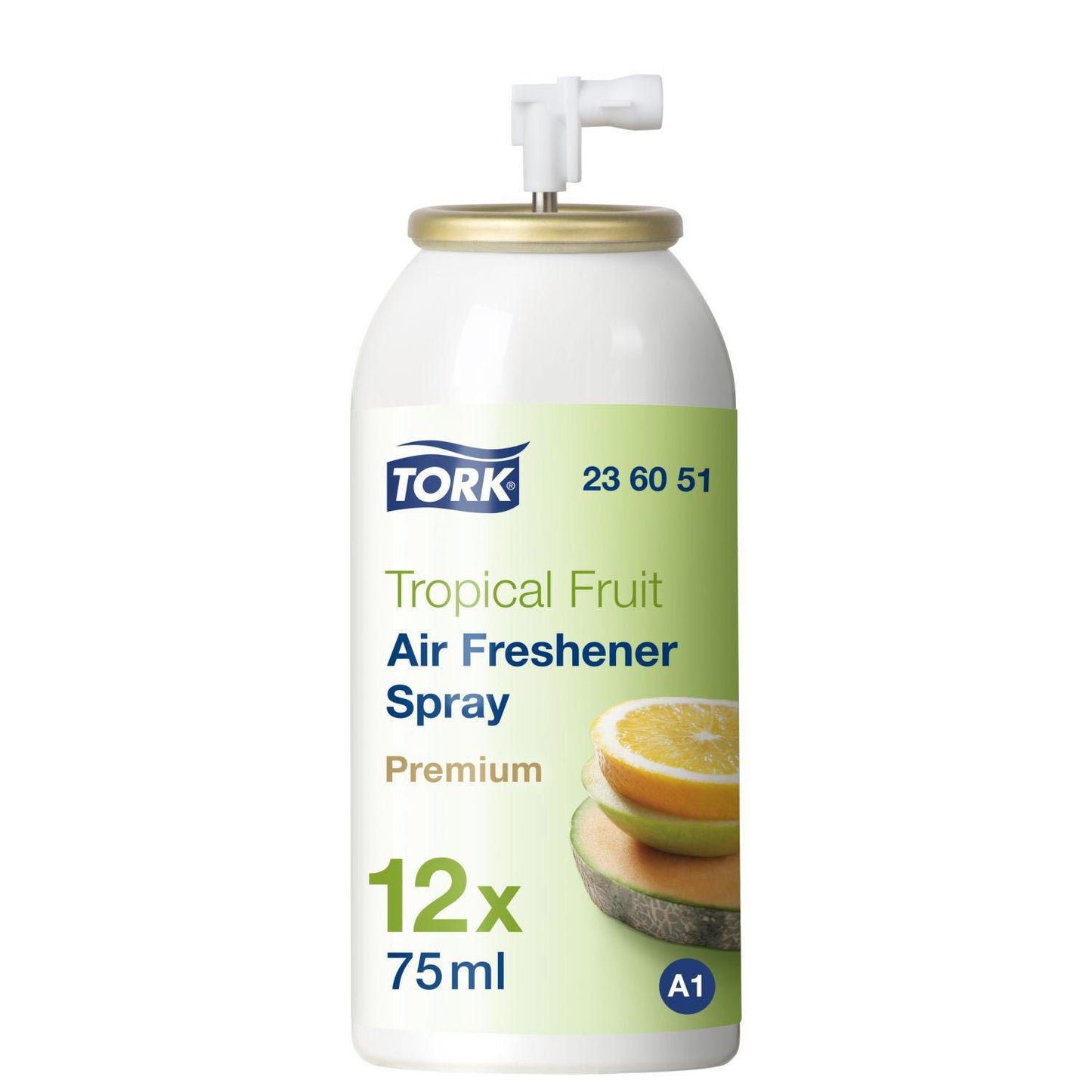 Luftfrisker Aerosol Tork Airfreshener Tropisk Frugt 75ml m Parf. t Spray A1 disp,12 ds x 75 ml/krt