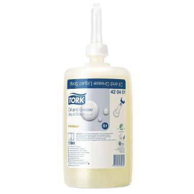 Sæbe Flydende Tork Premium Industri S1 uden Farve/Parfume,6 fl x 1 ltr/krt