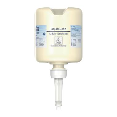 Sæbe Flydende Tork Premium Mild duft S2 med Farve/Parfume 475ml Gul,8 fl x 475 ml/krt