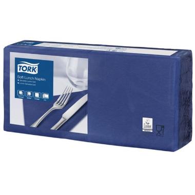 Serviet Tork 33x33cm 3-lag Blå,150 stk/pk
