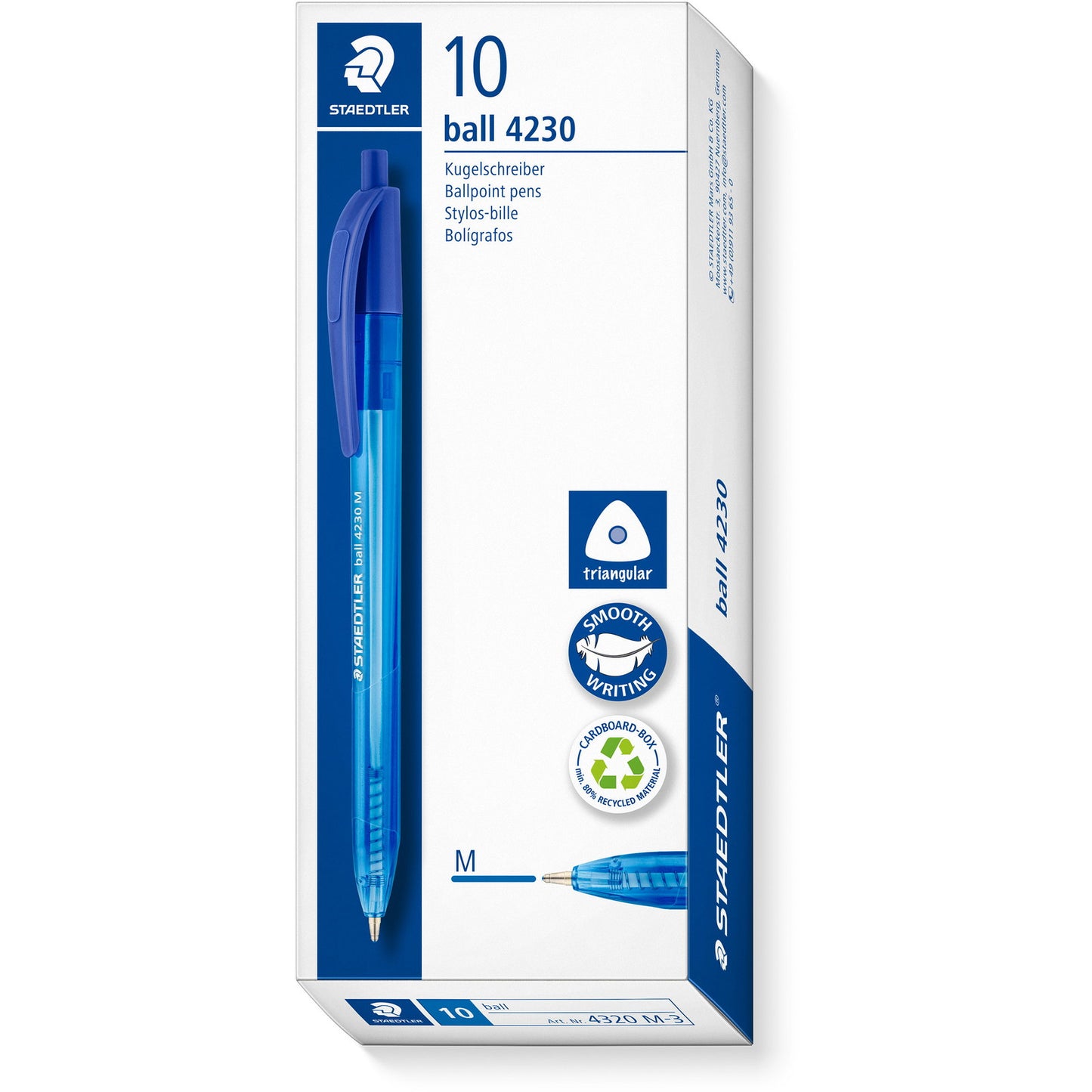 Staedtler Ball 4230M kuglepen 1,0mm blå