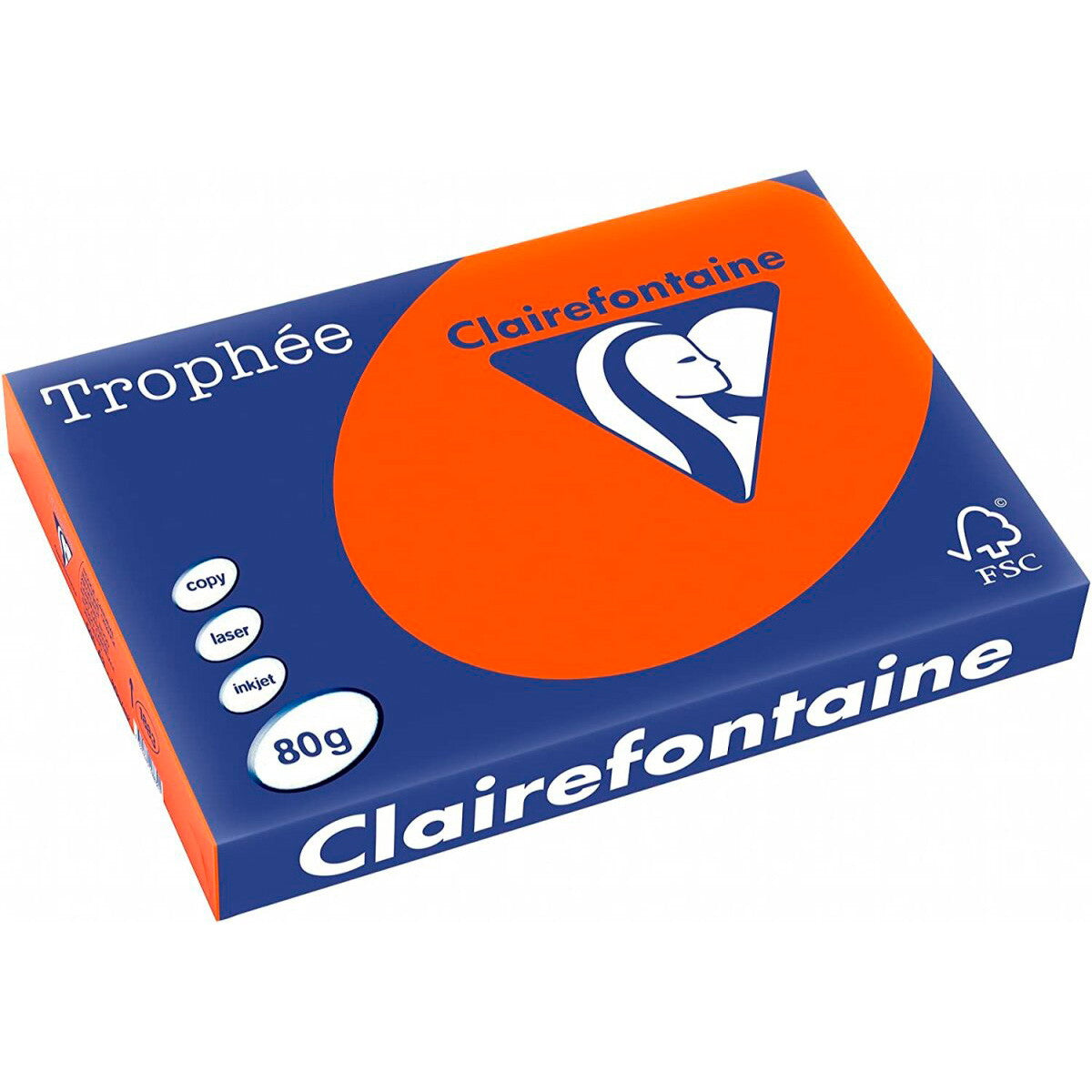 Trophee kopipapir A3 80g orange 500ark