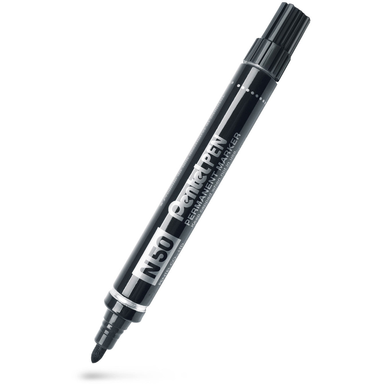 Pentel N50 permanent marker 2mm sort