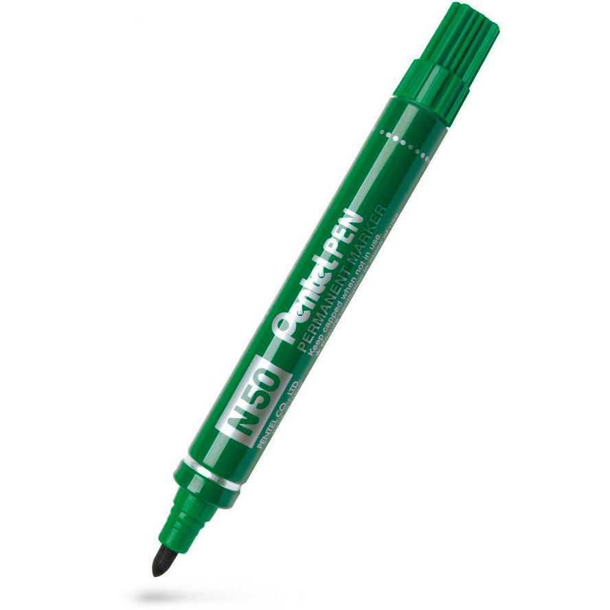Pentel N50 permanent marker 2mm grøn