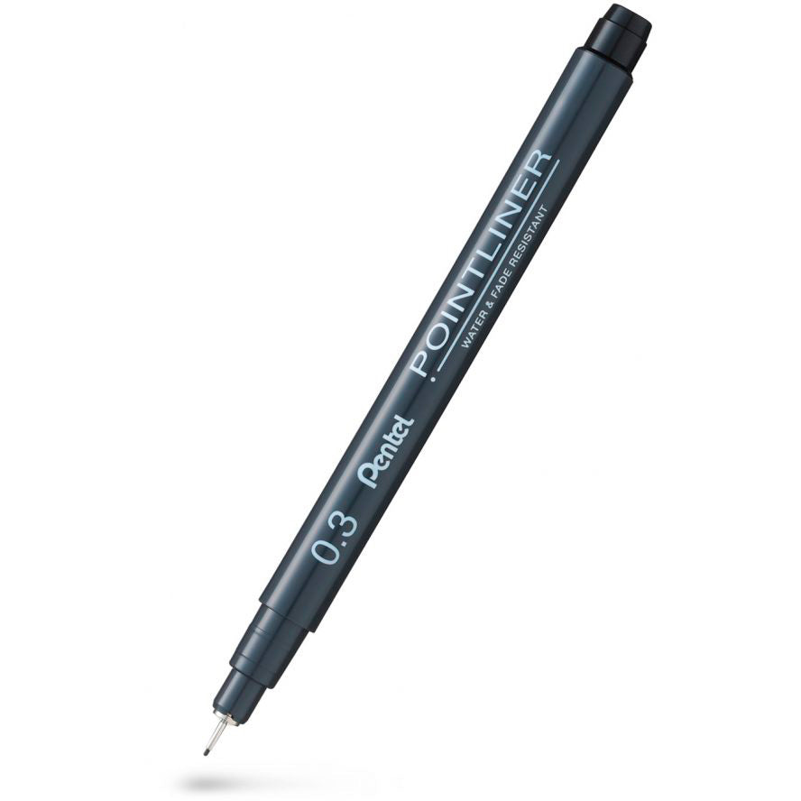 Pentel S20P fineliner 0,3mm sort
