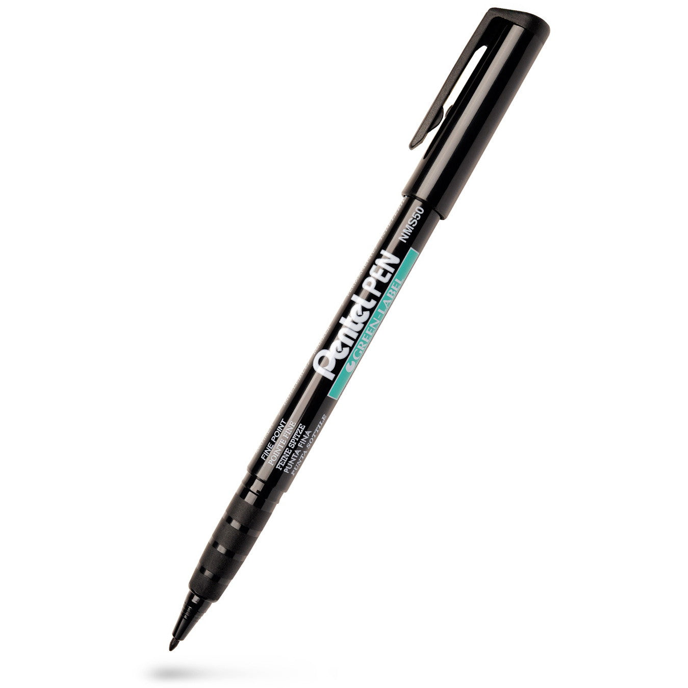 Pentel NMS50 permanent fiberpen 1mm sort