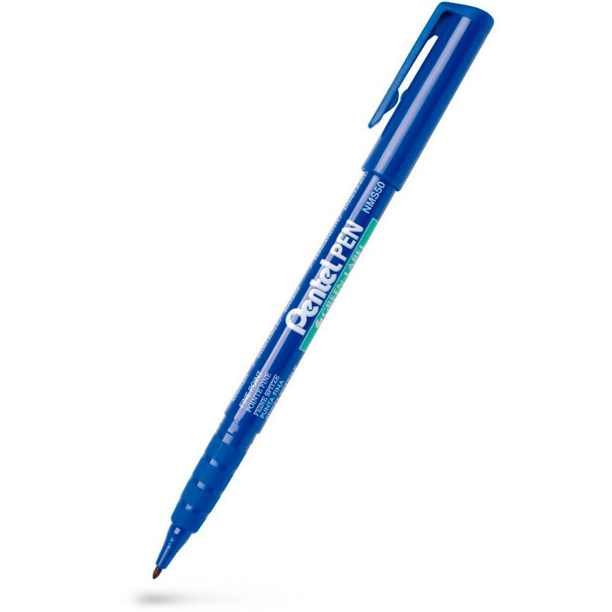 Pentel NMS50 permanent fiberpen 1mm blå