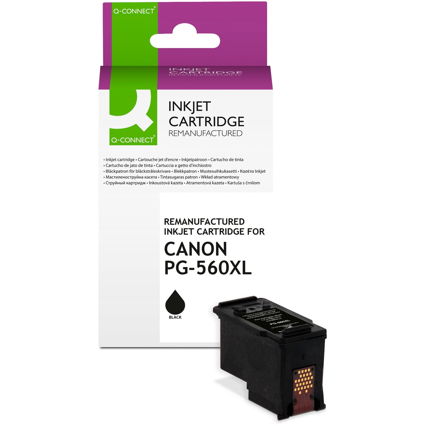 Q-connect PG-560XL blækpatron sort 400ark