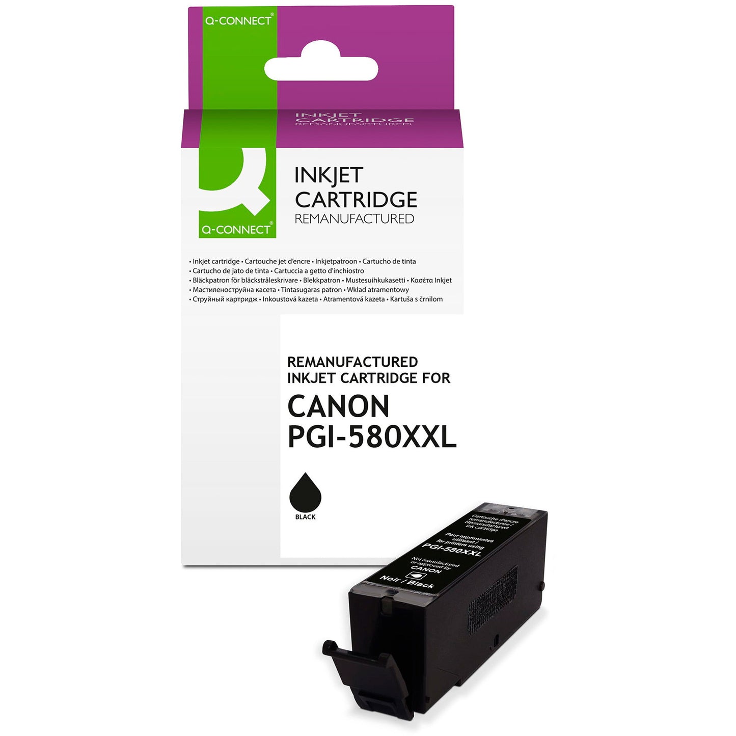 Q-connect PGI-580XXL blækpatron sort 700ark