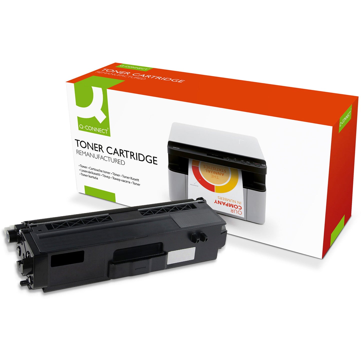 Q-connect TN910BK toner sort 6000ark