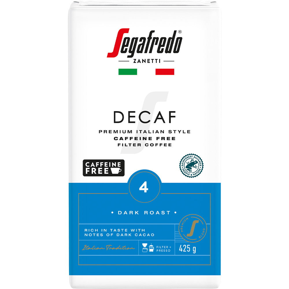 Segafredo Decaf kaffe formalet 425g