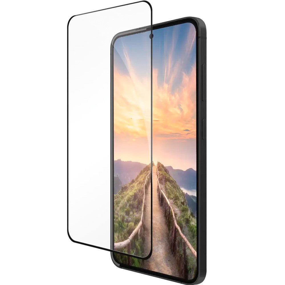 Dbramante1928 Eco-Shield beskyttelsesglas Galaxy S25 sort kant