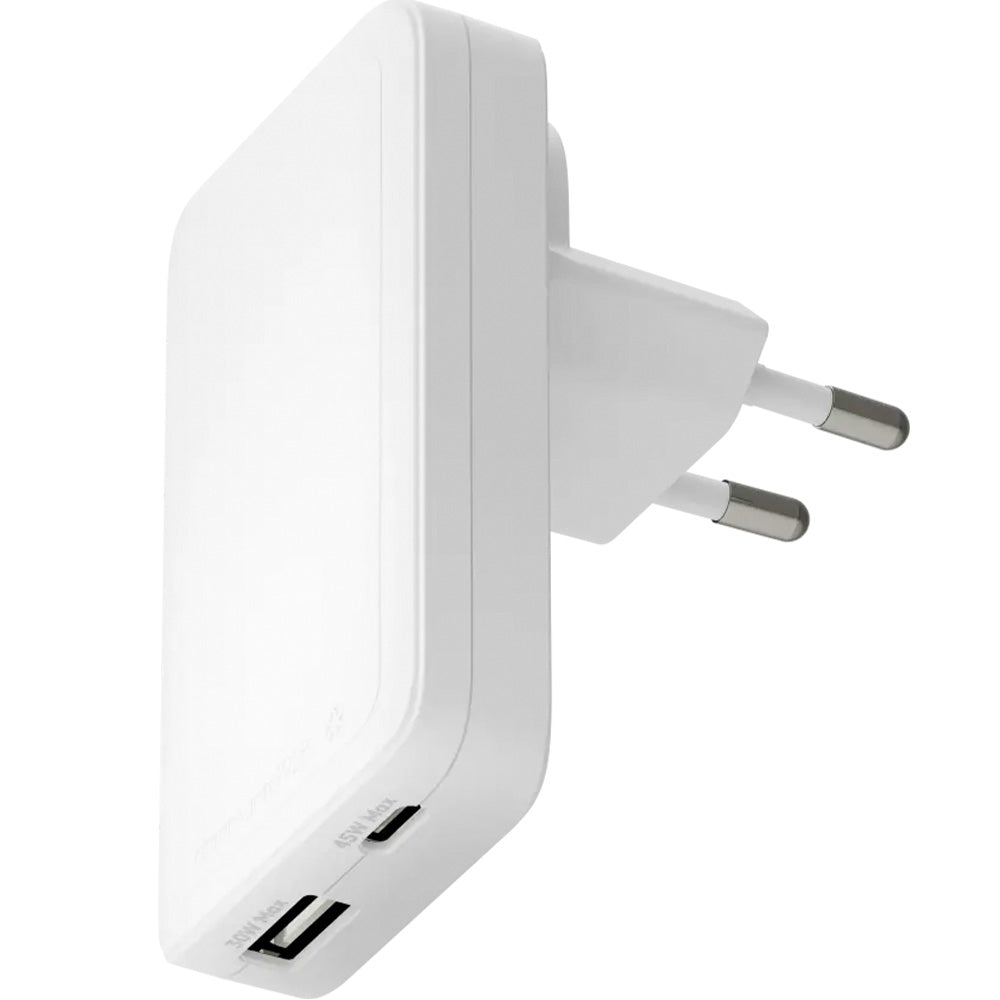 Dbramante1928 Re-Charge Pro slank opalder USB-C 45W + USB-A 30W hvid