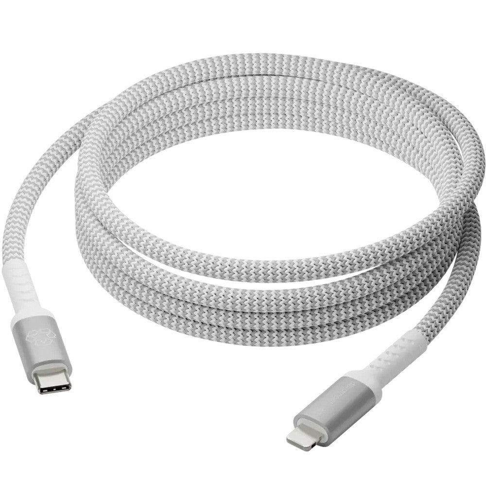 Dbramante1928 Re-charge Pro USB-C til Lightning 2m flettet kabel hvid