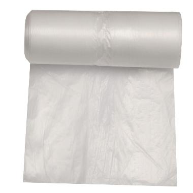 Spandepose 50L klar m. fals – 600x850 mm, 7 my HDPE (50 stk./rulle)