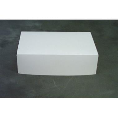 Kageæske fold selv nr 11 høj L245xB160xH70mm pap hvid,250 stk/krt