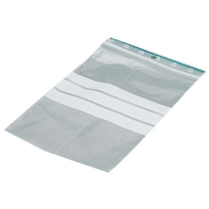 Lynlåspose 120x180 mm 50 my med Skrivefelt LDPE,10 ps x 100 stk/pk