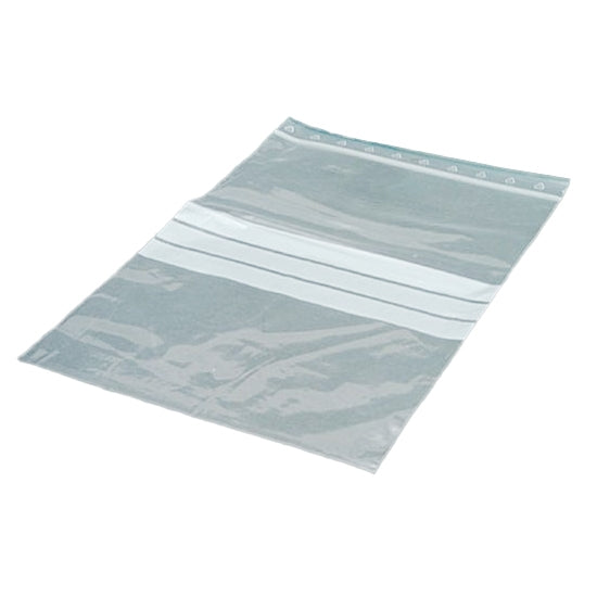 Lynlåspose 170x230 mm 50 my med Skrivefelt LDPE,10 ps x 100 stk/pk