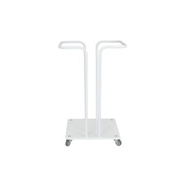Affaldsstativ 120 ltr uden Låg Hvid,1 stk/krt