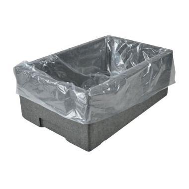 Indlægspose 620/200x630 mm 30 my Foringspose PE Klar,250 stk/krt