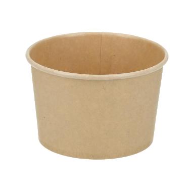 Papbæger Verive soup-to-go 240 ml /8 oz Ø96 x 58 mm pap/PLA Brun kraft,50 stk/ps