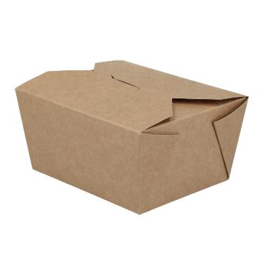 Takeaway æske Verive 90/106x110/127x65 mm 500 ml kraft biocoating Brun,50 stk/ps