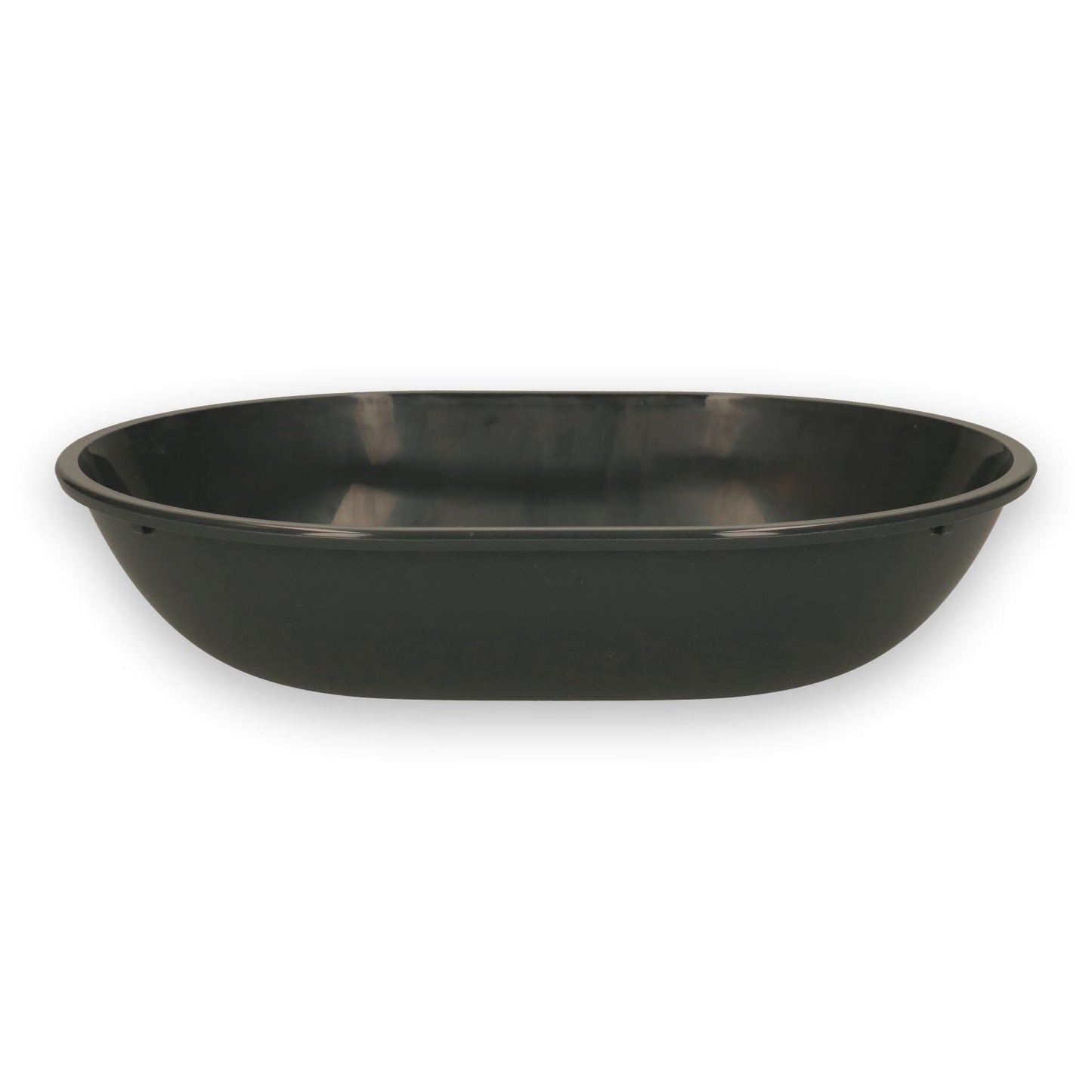 Plastskål Verive Takeaway Flergangs Oval L225xB174xH49mm 1000ml 34oz Mørke Grå,36 stk/pk