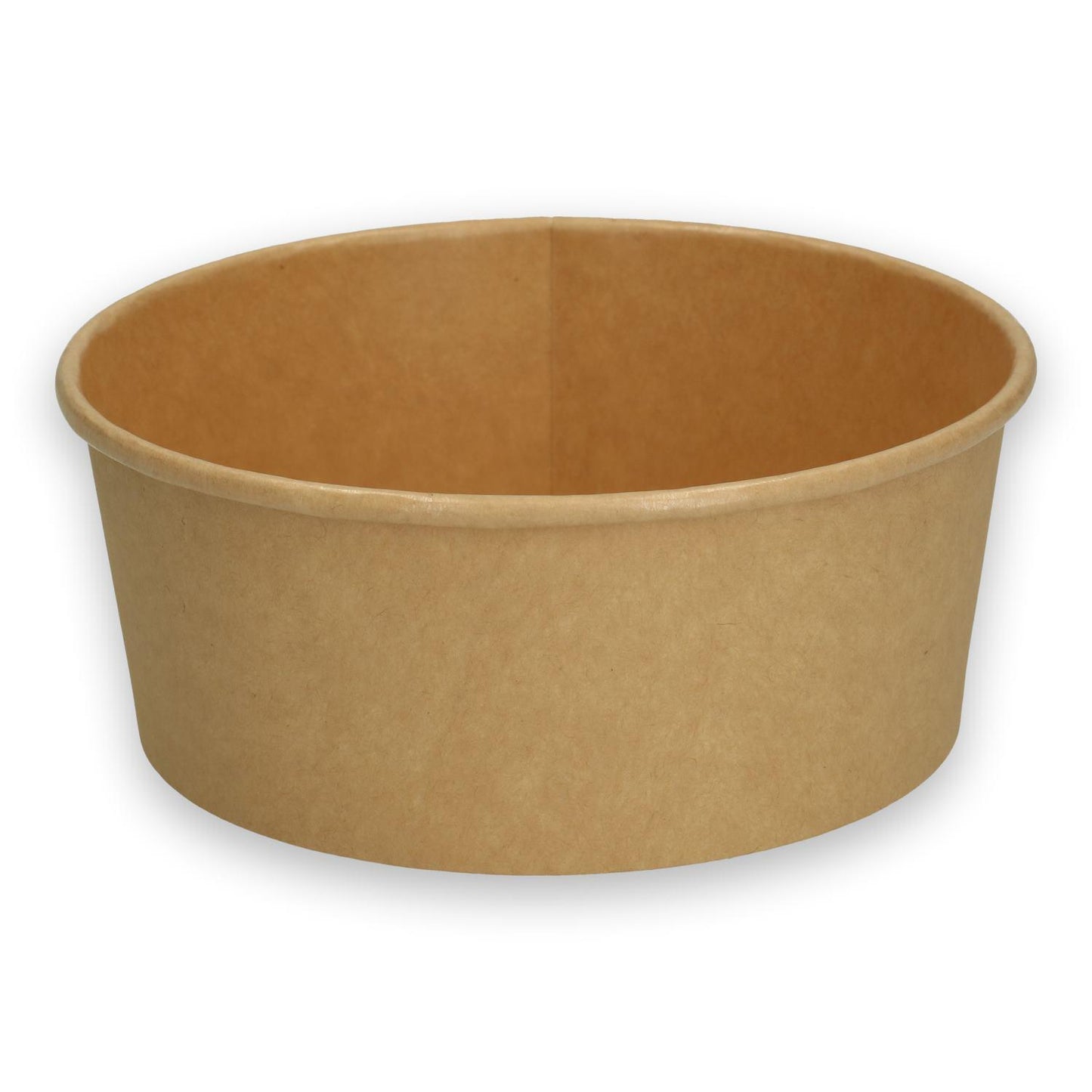 Salatskål Verive 750ml Ø150xH60mm Pap/PLA Brun,50 stk/pk