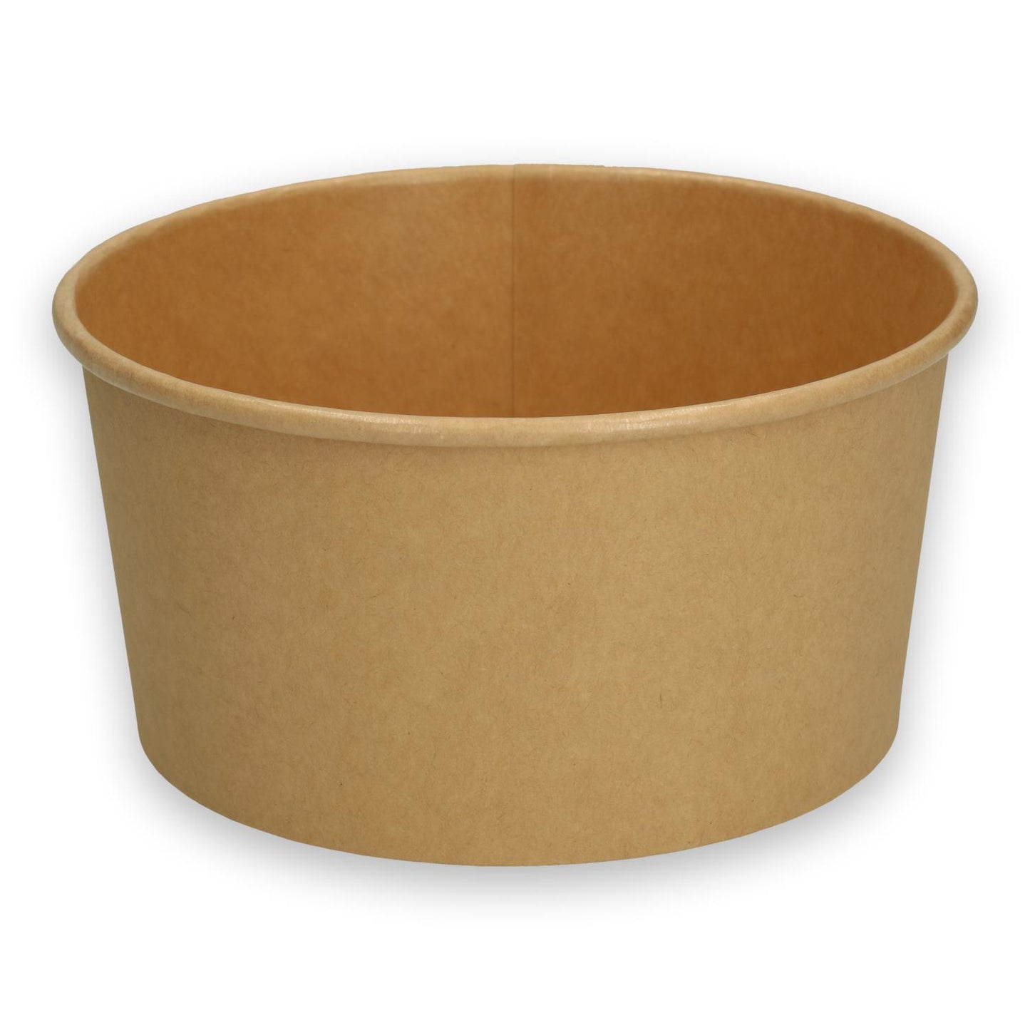 Salatskål Verive 1300ml Ø185xH65mm bionedbrydelig PAP/PLA neutral brun,50 stk/ps