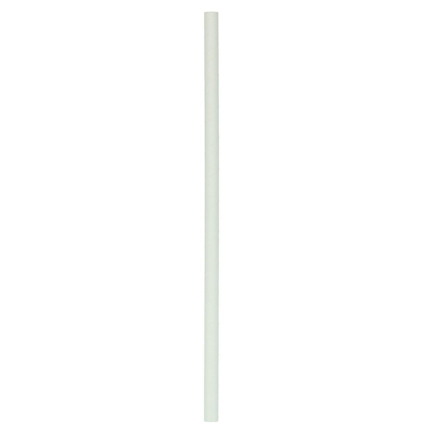 Sugerør Verive 4-Lags Ø8xH230mm Papir Hvid,250 stk/pk