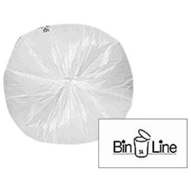 Spandepose BinLine 5 ltr 340x390 mm Stjernebund LDPE Hvid,10 pk x 20 stk/krt