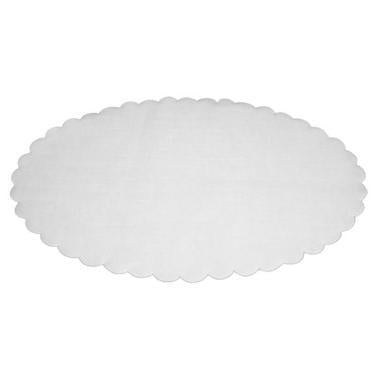 Fadpapir 24x36 cm oval præget hvid,500 stk/pk