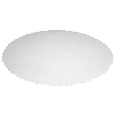 Fadpapir 36x55 cm oval præget hvid,500 stk/pk