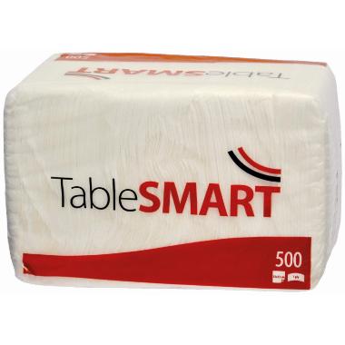 Serviet TableSMART 33x33 cm 1-lag Hvid,500 stk/pk