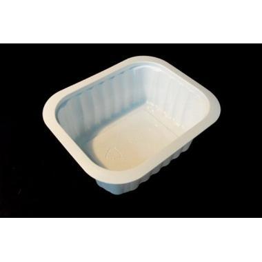 Bakke 1-rum 1/8 GN 470 ml 138x114x53 mm PP Hvid,300 stk/krt