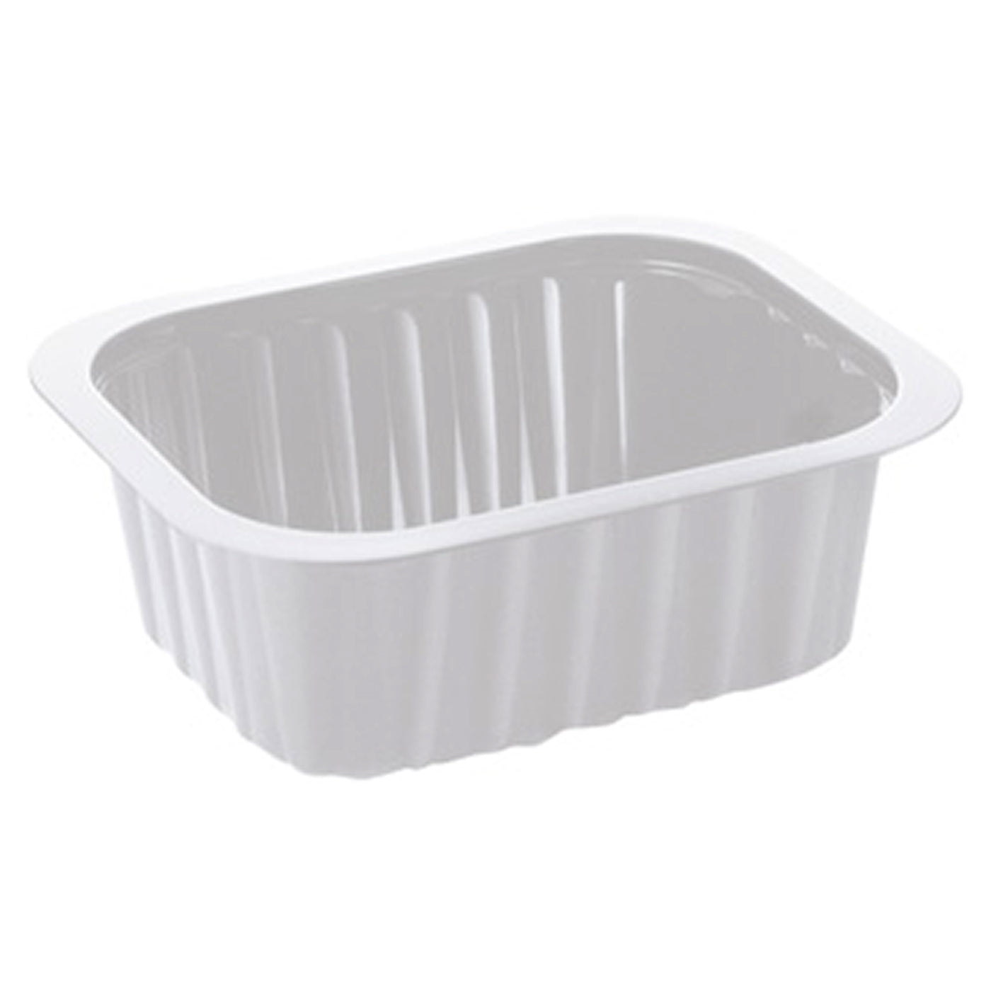 Bakke 1-rum 1/8 GN 470 ml 138x114x53 mm PP Hvid,300 stk/krt