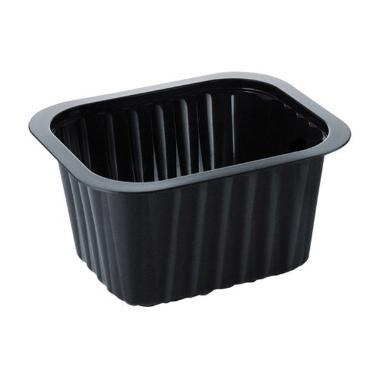 Bakke 1-rum 1/8 GN 630 ml 138x114x70 mm PP Sort,276 stk/krt