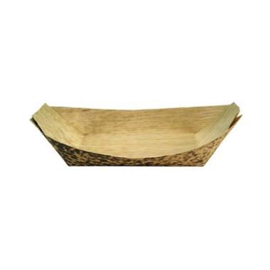 Båd bakke 90x45x20 mm Bambus natur,100 stk/ps
