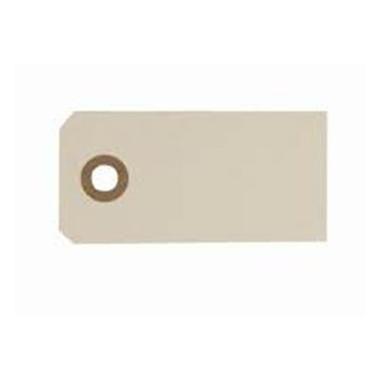 Manillamærke 6x12 cm med Patentring Neutral,1000 stk/krt