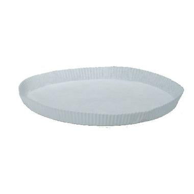 Lagkageform pergament Ø210xH22mm papir hvid,1000 stk/krt